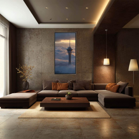 Stratosphere Tower Canvas Art