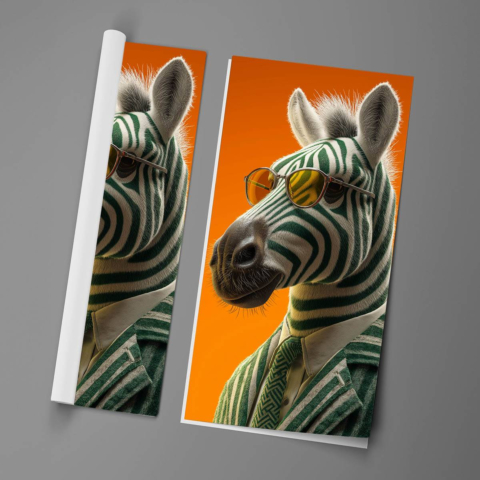 Cool Zebra Poster Art