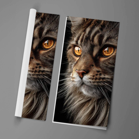 Close-up Cat Poster Art