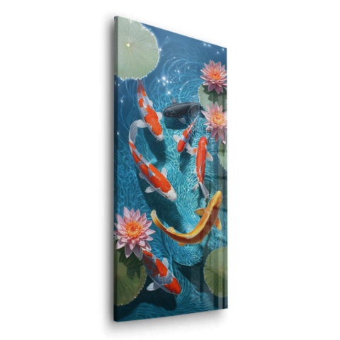 Koi Teich Acrylglas