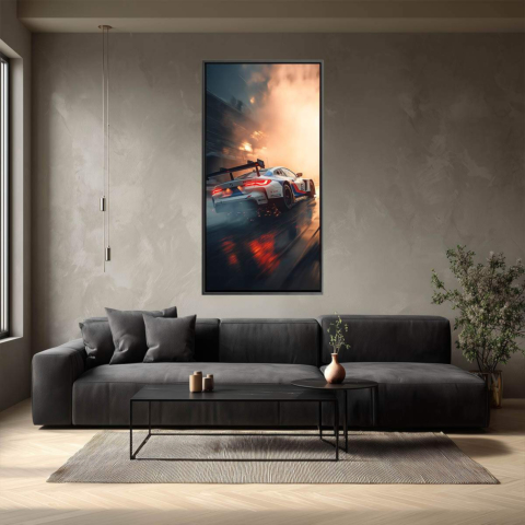 Rennwagen Leinwandbild