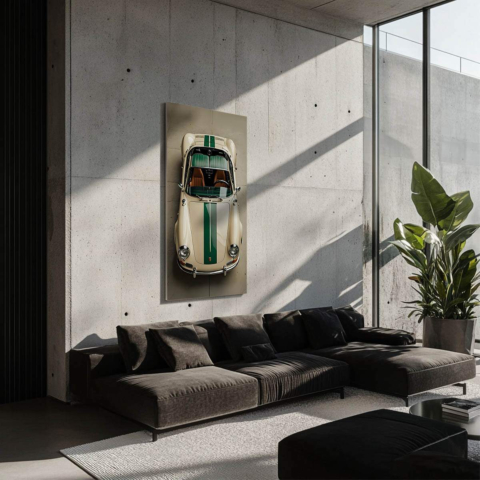 Porsche 911 Bild auf Dibond Matt