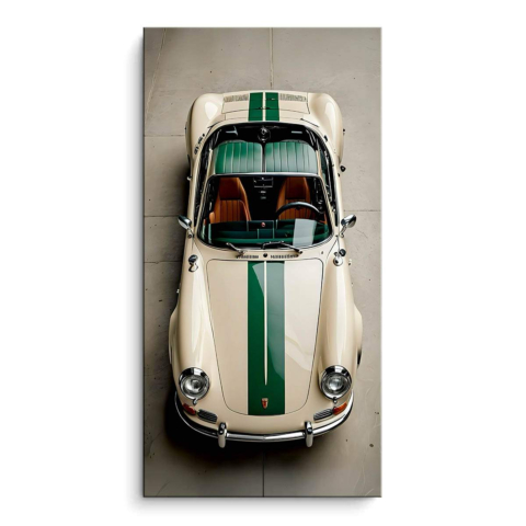 Porsche 911 PVC Matt Bild auf Dibond Matt