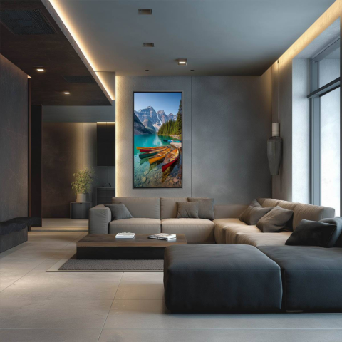 Lac de Montagne Tableau sur Toile
