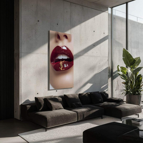 YSL Glanz Bild auf Dibond Matt
