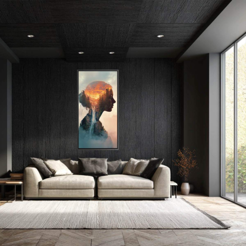 Paysage Intérieur Tableau sur Toile