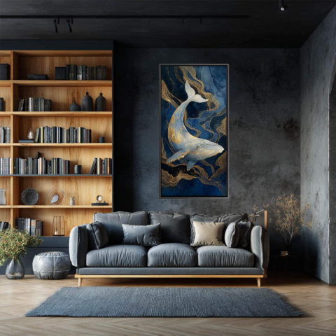 Forêt de Baleines Tableau sur Toile