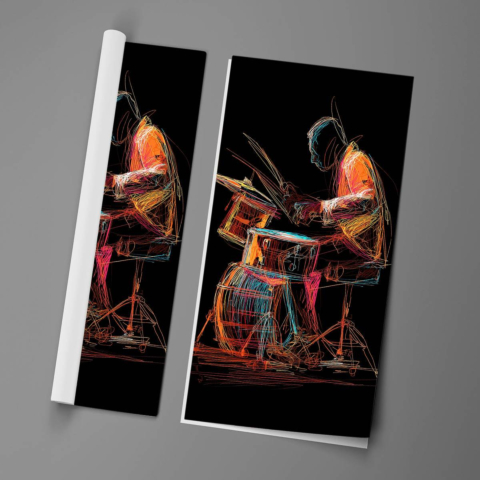 Batteur de Jazz Poster
