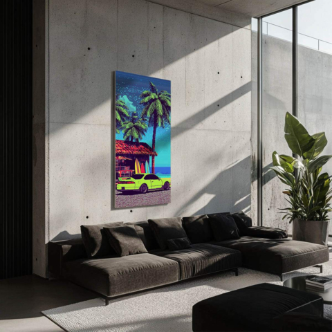 Beach House Dibond Matt Art