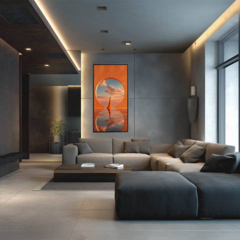 Réflexion Tableau sur Toile