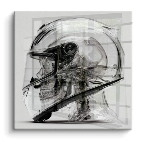 Calavera del conductor PVC Brillante