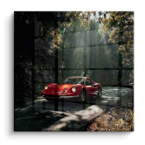 Ferrari Dino PVC Glänzend Kunstwerk