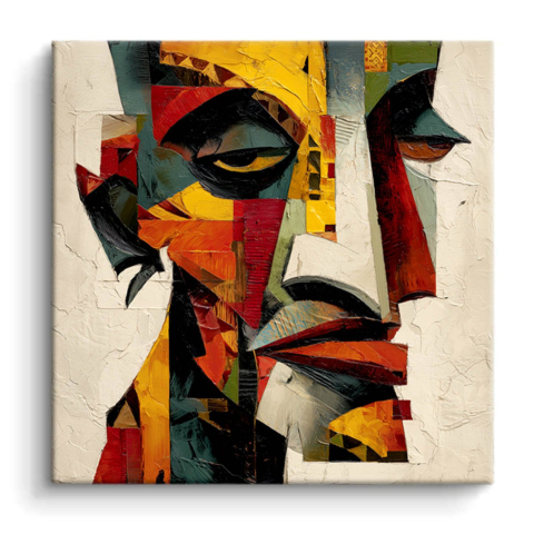 Portrait Cubiste PVC Mat