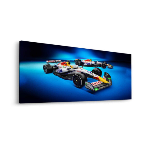 Red Bull Racing Cars Obraz na Dibond Mat