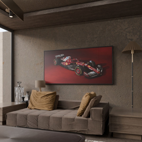 Ferrari F1 Race Car Canvas Art