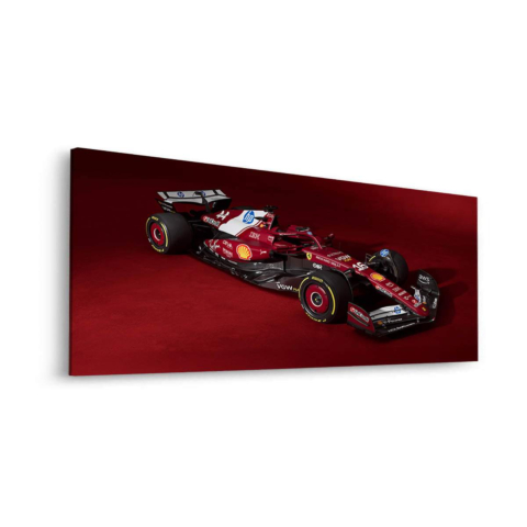 Ferrari F1 Race Car Obraz na Płótnie Dibond Matowy