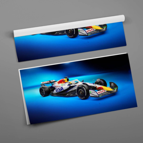 Póster de Coche de Fórmula 1 PVC Brillante