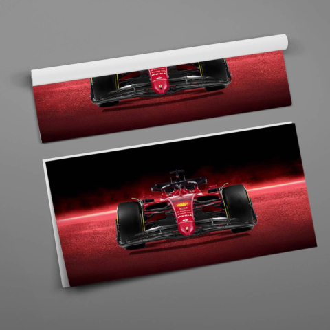 Póster de coche de Fórmula 1