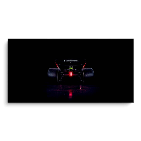 Samochód wyścigowy F1 PCV Matowy Obraz