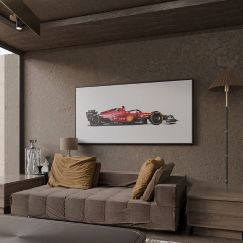 Ferrari Samochód Formuły 1 Obraz na Płótnie
