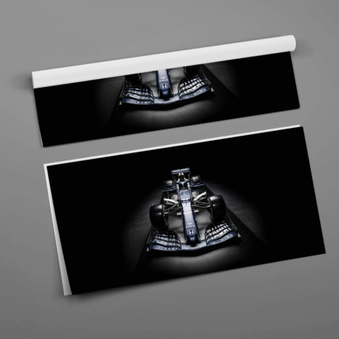 Póster de Coche de Carreras de F1 PVC Brillante