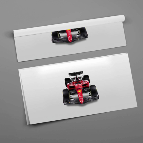 Póster de Coche de Carreras de F1 PVC Brillante