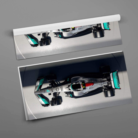 Póster del Equipo Alpine F1 Car Dibond