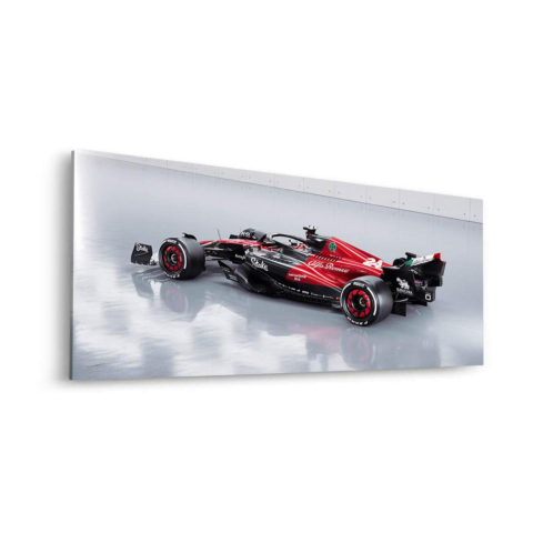 Samochód Formuły 1 Alfa Romeo Obraz na Dibondzie Matowy