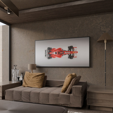 F1 Race Car Canvas Art