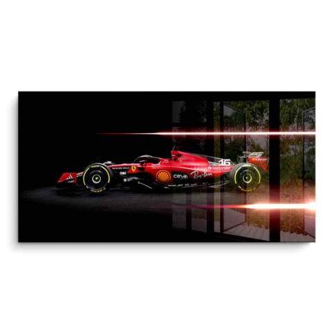 Voiture de course Ferrari F1 PVC Brillant