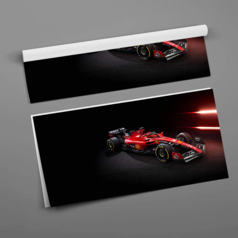 Póster del Coche de Fórmula 1 de Ferrari Póster