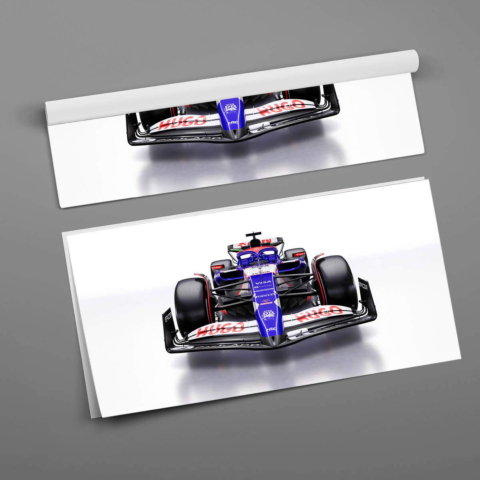 Póster de Coche de Carreras de F1 PVC Brillante