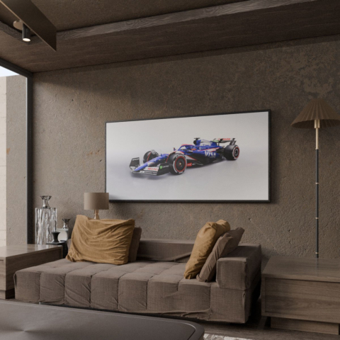Formula 1 Race Car Canvas Art