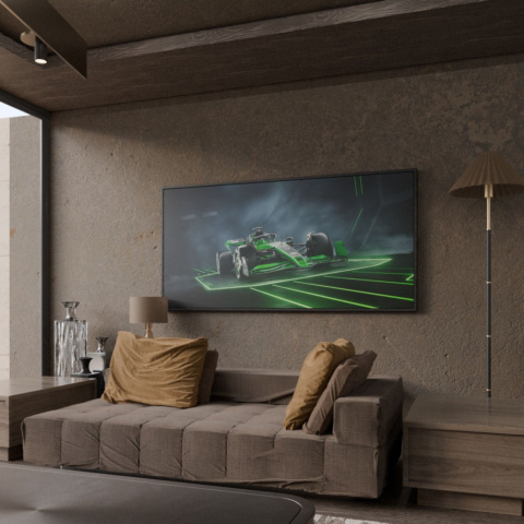 Futuristic Race Car Canvas Art