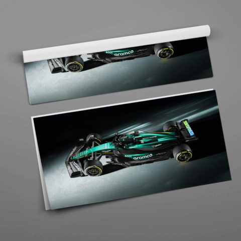 Póster de Coche de Fórmula 1