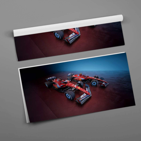 Póster de Autos de Fórmula 1 de Ferrari