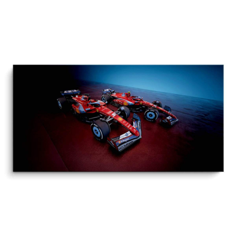 Ferrari Samochody Formuły 1 Obraz PCV Matowy