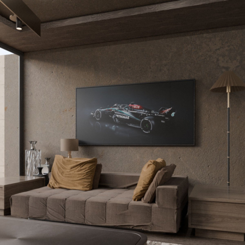 Mercedes F1 Samochód Obraz na Płótnie