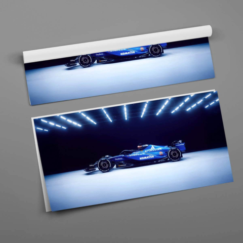 Póster de Coche de Fórmula 1 PVC Brillante