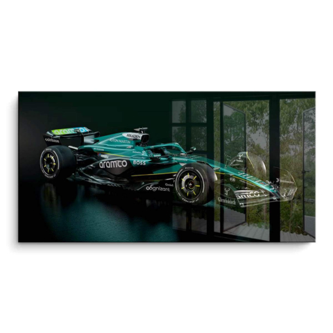 Aston Martin F1 Car PVC Gloss Art