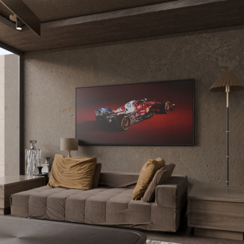 Ferrari F1 Auto Leinwandbild