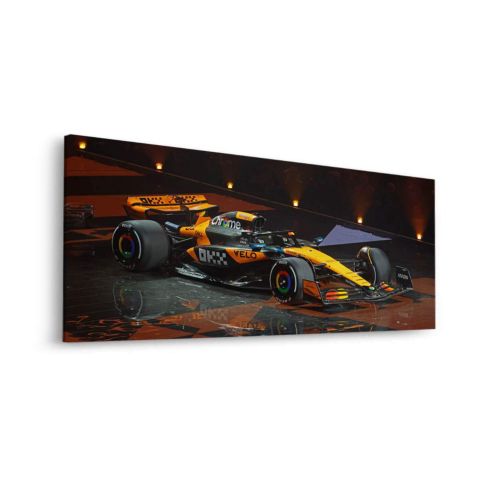 Premiera Samochodu Wyścigowego McLaren Obraz na Płótnie