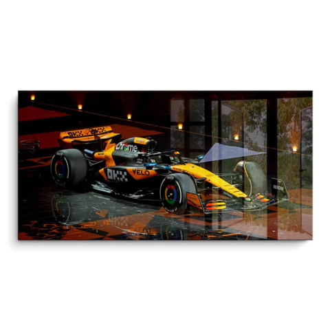 McLaren Race Car Launch PVC Gloss Art