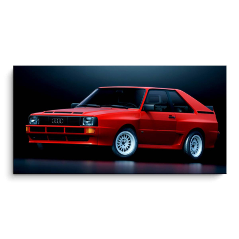 Audi Quattro PCV Matowy Obraz