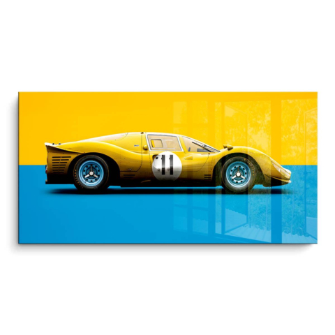 Classic Race Car PVC Gloss Art