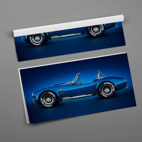 Coche de Carreras Clásico Póster
