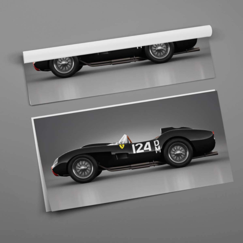 Coche de Carreras Vintage Póster