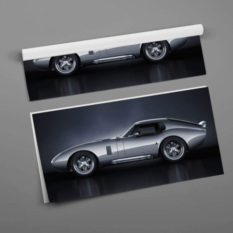 Klassisches Rennwagen Poster Kunst