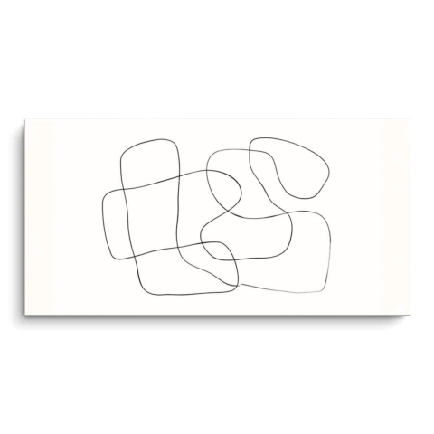 Nur Linien PVC Matt Kunst