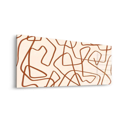 Labyrinthe de lignes Verre Acrylique